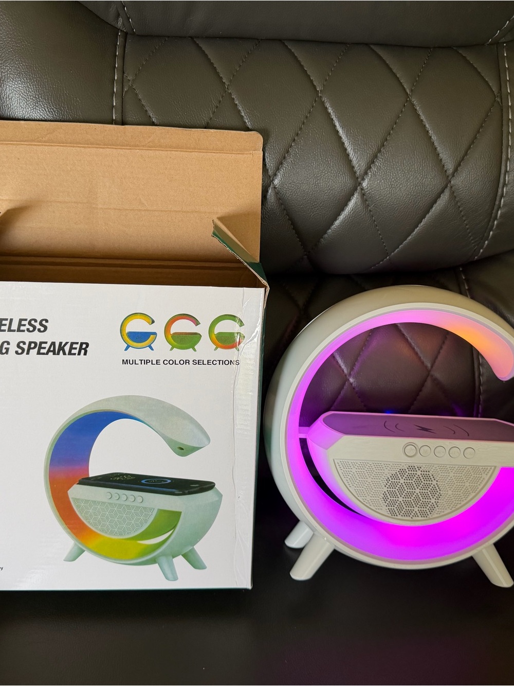 Wireless Portable Charging Speaker - White + FM/Am radio
